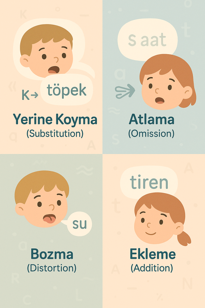 Artikülasyon Bozukluğunda Temel Hata Türleri